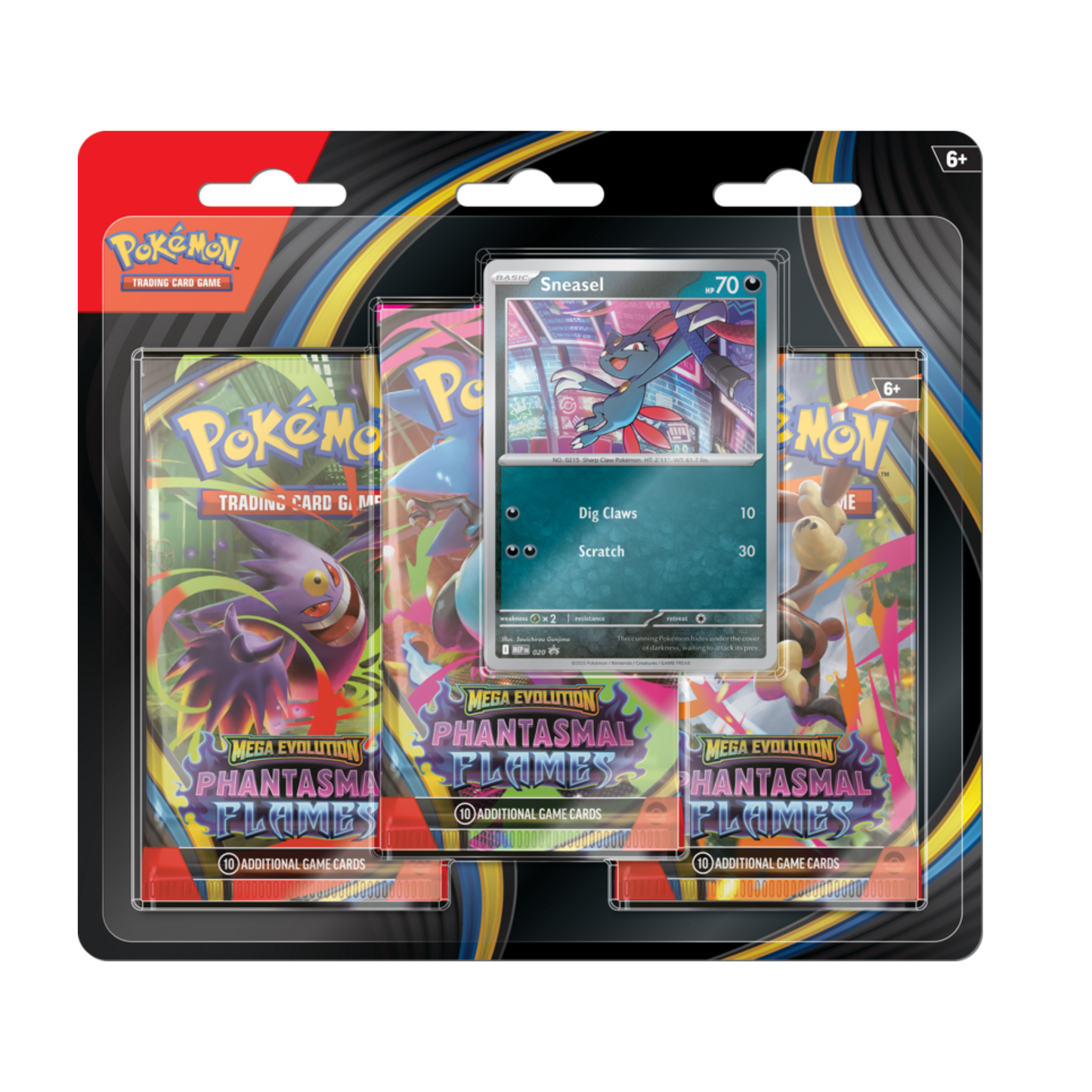 Pokemon Phantasmal Flames 3 Pack Blister