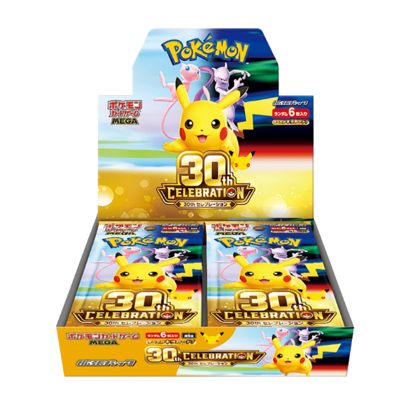 Pokemon 30th Celebration m6a Japanese Booster Box *No-Shrink*