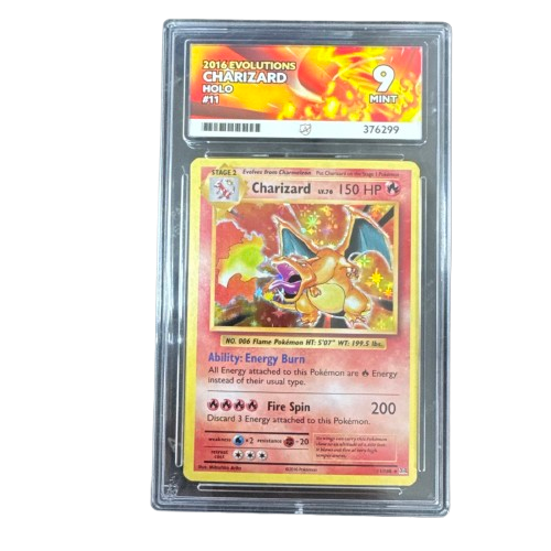 2016 Charizard Holo Rare #11 – XY Evolutions – MINT 9 (ACE Grading)
