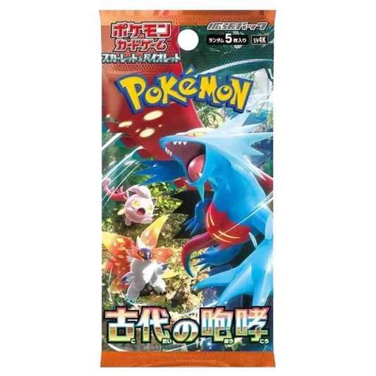 Pokemon Ancient Roar sv4K Japanese Booster Pack