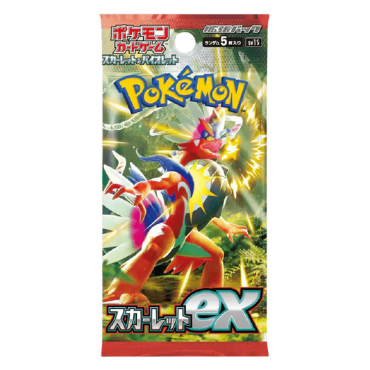 Pokemon Scarlet ex sv1S Japanese Booster Pack