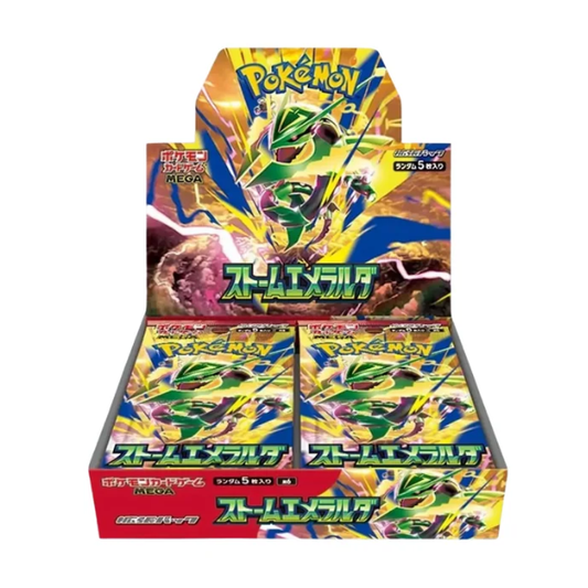Pokemon Storm Emeralda m6 Japanese Booster Box *No-Shrink*