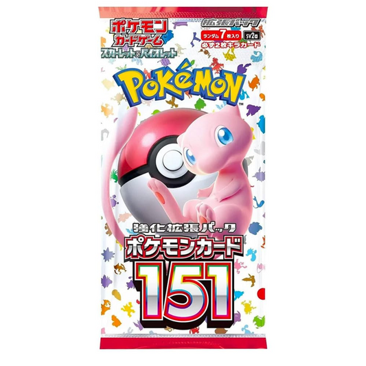 Pokemon 151 sv2a Japanese Booster Pack